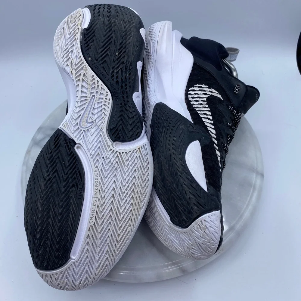 Nike Giannis Immortality 2 Basketball Shoes Mens 10 Black White CZ4099-010